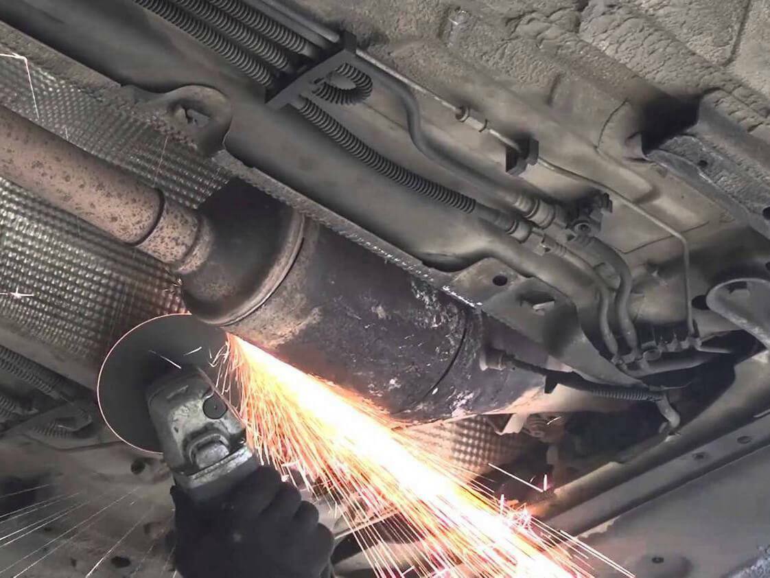 Удаление сажевого фильтра